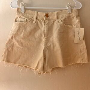 Target Women's Cream Jean Shorts